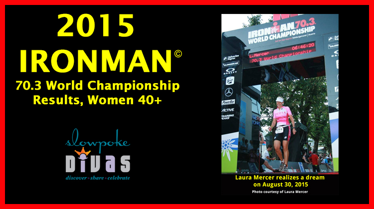 2015 IRONMAN 70.3 World Championships Results for Women Ages 40+