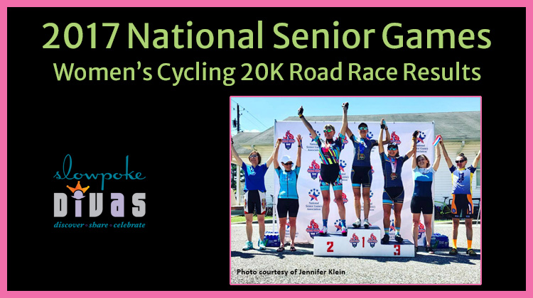 RESULTS: 2017 National Senior Games Women’s Cycling 20K Road Race