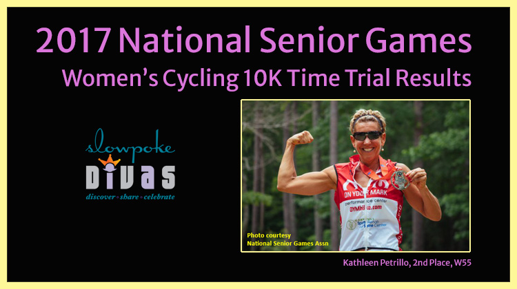 RESULTS: 2017 National Senior Games Women’s Cycling 10K Time Trial