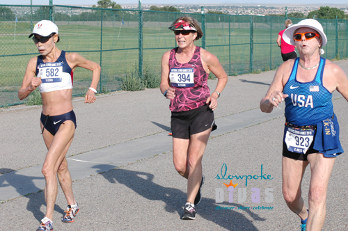 Three senior women compete in 2019 National Senior Games 5K race walk