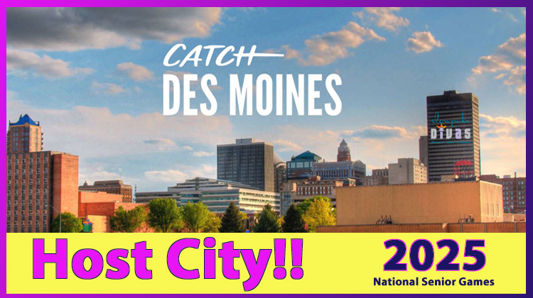Des Moines, IA Named Host City for 2025 National Senior Games