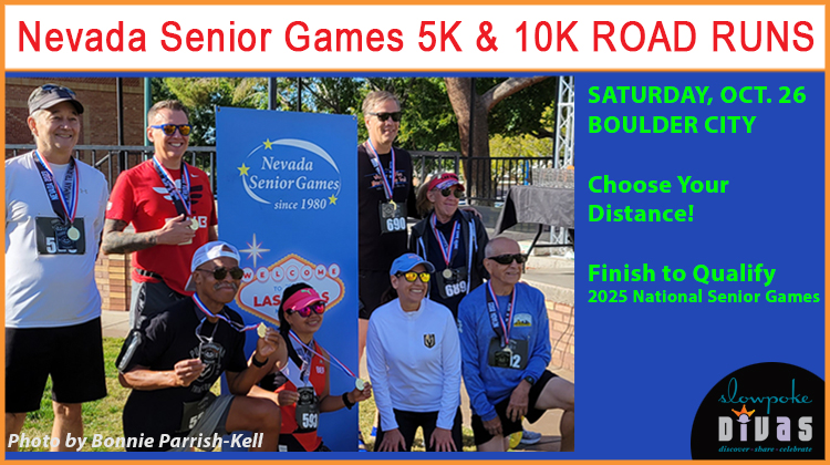 2024 Nevada Senior Games 5K & 10K Road Runs Information